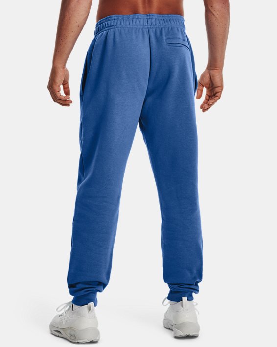 Men's UA Rival Fleece Chroma Pants, Blue, pdpMainDesktop image number 1